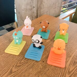 هولدر  موبایل سیلیکونی - مدل خرس قهوه ای