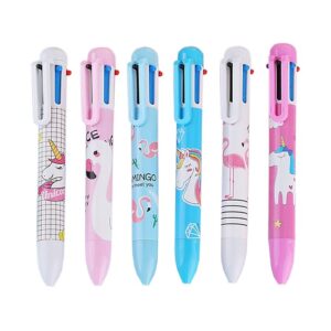 خودکار 6 رنگ طرح یونیکورن